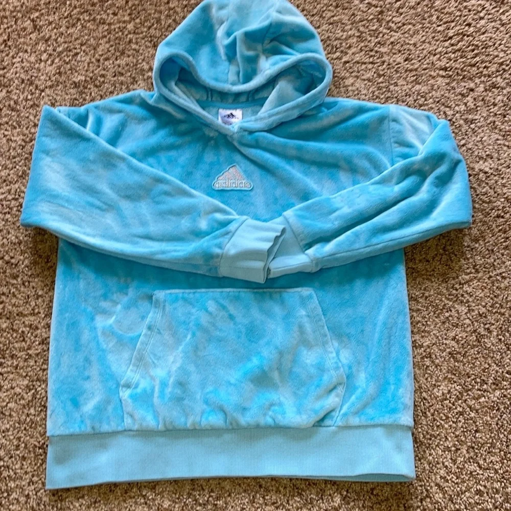 Adidas Girls' Soft Fleece Hoodie - Picture 4 of 6